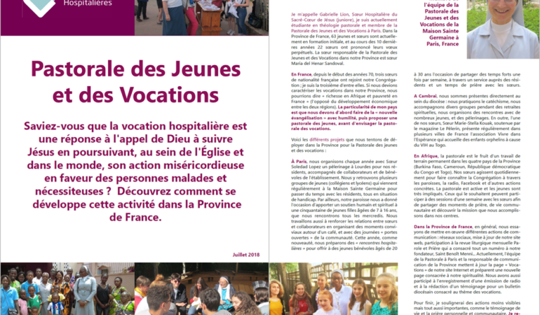 Pastorale des Jeunes et des Vocations