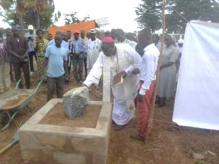 Pose de la première pierre du Centre de Santé Mentale Yendube de Dapaong