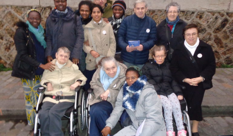 Jubilé du Sacré Coeur de Montmatre avec les malades