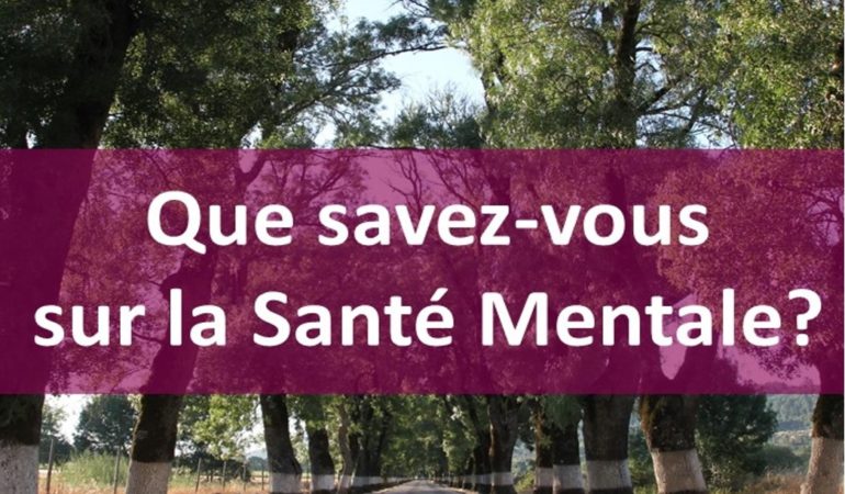 Semaine de la Santé Mentale – 07.10.2020